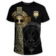 Roberton T-shirt Celtic Tree Of Life Clan Black Unisex A91