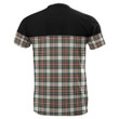 Tartan Horizontal T-Shirt - Stewart Dress Ancient - BN