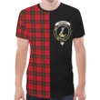 Wallace Weathered T-shirt Half In Me | scottishclans.co