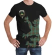 Gayre Tartan Clan Crest Lion & Thistle T-Shirt K6