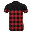Tartan Horizontal T-Shirt - Rob Roy Macgregor Modern - BN