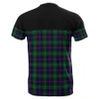 Tartan Horizontal T-Shirt - Campbell Of Cawdor Modern - BN