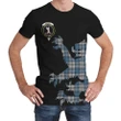 Napier Modern Tartan Clan Crest Lion & Thistle T-Shirt K6