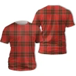 Grant Weathered Tartan All Over Print T-Shirt | Scottishclans.co