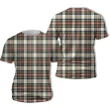Stewart Dress Ancient Tartan All Over Print T-Shirt | Scottishclans.co