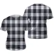 MacRae Dress Modern Tartan All Over Print T-Shirt | Scottishclans.co