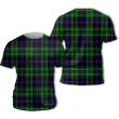 Leslie Hunting Tartan All Over Print T-Shirt | Scottishclans.co