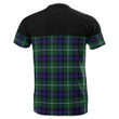 Tartan Horizontal T-Shirt - Macdonald Of The Isles Hunting Modern - BN