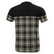 Tartan Horizontal T-Shirt - Menzies Black & White Ancient - BN