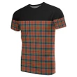 Tartan Horizontal T-Shirt - Macnaughton Ancient