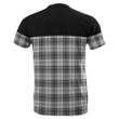 Tartan Horizontal T-Shirt - Douglas Grey Modern - BN