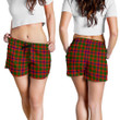 Skene Modern Tartan Shorts For Women K7
