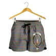 MacIntyre Ancient Crest Tartan Shorts For Women K7