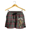 MacKintosh Hunting Modern Crest Tartan Shorts For Women K7