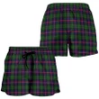 Urquhart Modern Crest Tartan Shorts For Women K7