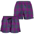 Wardlaw Modern Crest Tartan Shorts For Women K7