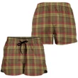 MacMillan Old Weathered Crest Tartan Shorts For Women K7