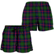 Urquhart Modern Tartan Shorts For Women K7