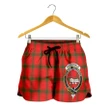 MacDonald of Sleat Crest Tartan Shorts For Women K7