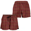 Innes Modern Crest Tartan Shorts For Women K7