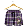 MacDonald Dress Modern Crest Tartan Shorts For Women K7