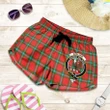 MacLaine of Loch Buie crest Tartan Shorts For Women