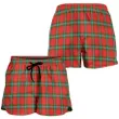 MacLaine of Loch Buie Crest Tartan Shorts For Women K7