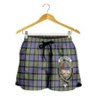 MacDonald Ancient Crest Tartan Shorts For Women K7