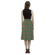 Menzies Green Ancient Tartan Aoede Crepe Skirt | Exclusive Over 500 Tartan