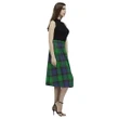Stewart Old Modern Tartan Aoede Crepe Skirt | Exclusive Over 500 Tartan