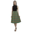 Menzies Green Ancient Tartan Aoede Crepe Skirt | Exclusive Over 500 Tartan