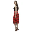 Wallace Hunting - Red Tartan Aoede Crepe Skirt | Exclusive Over 500 Tartan
