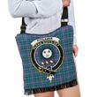 Pitcairn Hunting Tartan Clan Badge Boho Handbag K7