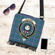 Pitcairn Hunting Tartan Clan Badge Boho Handbag K7