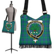 Irvine Ancient Tartan Clan Badge Boho Handbag | scottishclans.co