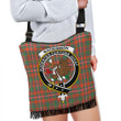 MacKinnon Ancient Tartan Clan Badge Boho Handbag K7