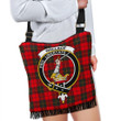 Wallace Weathered Tartan Clan Badge Boho Handbag K7