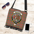 MacKinnon Ancient Tartan Clan Badge Boho Handbag K7