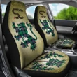Urquhart Broad Red Ancient Tartan Car Seat Cover Lion and Thistle Special Style TH8
