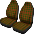 Menzies Green Modern Tartan Car Seat Covers