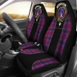 Montgomery Tartan Car Seat Cover Clan Badge - Special Version