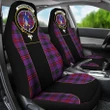 Montgomery Tartan Car Seat Cover Clan Badge - Special Version K7