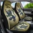 Nicolson Hunting Ancient Tartan Car Seat Cover Lion and Thistle Special Style TH8