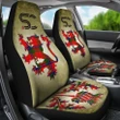 Nicolson Modern Tartan Car Seat Cover Lion and Thistle Special Style TH8