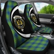 Johnston Ancient Tartan Clan Crest Car Seat Cover - Circle Style HJ4