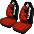 MacDonald (of Sleat) Clans Tartan Car Seat Covers - Flash Style - BN