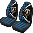 Home Ancient Tartan Clan Crest Car Seat Cover - Circle Style HJ4