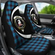 Home Ancient Tartan Clan Crest Car Seat Cover - Circle Style HJ4