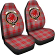 Moubray Tartan Car Seat Covers - Clan Badge K7