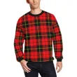 Wallace Hunting - Red Tartan Crewneck Sweatshirt TH8